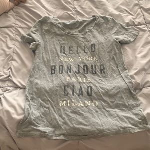 Graphic tee from j. Crew size (L)